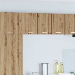 Sonata H Висящ шкаф Riga 2 pcs Занаятчийски дъб и бяло 30 x 31 x 40 см - Bucătării modulare
