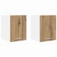 Sonata H Висящ шкаф Riga 2 pcs Занаятчийски дъб и бяло 30 x 31 x 40 см
