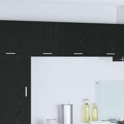 Sonata H Висящ шкаф с рафт Riga 2 pcs Черен дъб и бяло 40 x 31 x 40 см - Bucătării modulare