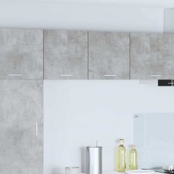 Sonata H Висящ шкаф с рафт Riga 2 pcs Бетон сив и бяло 40 x 31 x 40 см - Bucătării modulare