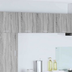 Sonata H Висящ шкаф с рафт Riga 2 pcs Сив Сонома и бяло 40 x 31 x 40 см - Bucătării modulare