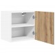 Sonata H Висящ шкаф Riga 2 pcs Занаятчийски дъб и бяло 40 x 31 x 40 см
