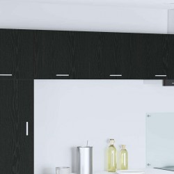 Sonata H Висящ шкаф с рафт Riga 2 pcs Черен дъб и бяло 50 x 31 x 40 см - Bucătării modulare