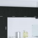 Sonata H Висящ шкаф с рафт Riga 2 pcs Черен дъб и бяло 50 x 31 x 40 см