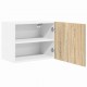 Sonata H Висящ шкаф с рафт Riga 2 pcs Сонома дъб и бяло 50 x 31 x 40 см