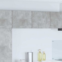 Sonata H Висящ шкаф с рафт Riga 2 pcs Бетон сив и бяло 50 x 31 x 40 см - Bucătării modulare