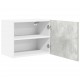 Sonata H Висящ шкаф с рафт Riga 2 pcs Бетон сив и бяло 50 x 31 x 40 см