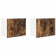 Sonata H Висящ шкаф с рафт Riga 2 pcs Димящ дъб и бяло 50 x 31 x 40 см