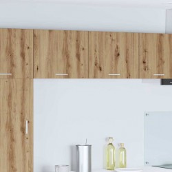 Sonata H Висящ шкаф Riga 2 pcs Занаятчийски дъб и бяло 50 x 31 x 40 см - Bucătării modulare