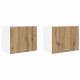 Sonata H Висящ шкаф Riga 2 pcs Занаятчийски дъб и бяло 50 x 31 x 40 см