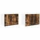 Sonata H Висящ шкаф с рафт Riga 2 pcs Димящ дъб и бяло 60 x 31 x 40 см