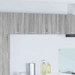 Sonata H Висящ шкаф с рафт Riga 2 pcs Сив Сонома и бяло 60 x 31 x 40 см - Bucătării modulare