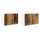 Sonata H Висящ шкаф Riga 2 pcs Стара дървесина и бяло 60 x 31 x 40 см