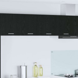 Sonata H Висящ шкаф Riga Черния дъб 80 x 31 x 40 см Инженерно дърво - Bucătării modulare