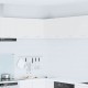 Sonata H Висящ шкаф с рафт Riga Бяло 57 x 57 x 40 см Инженерно дърво