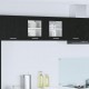 Sonata H Висящ шкаф с рафт с врата Riga 2 pcs Черния дъб 40 x 31 x 40 см