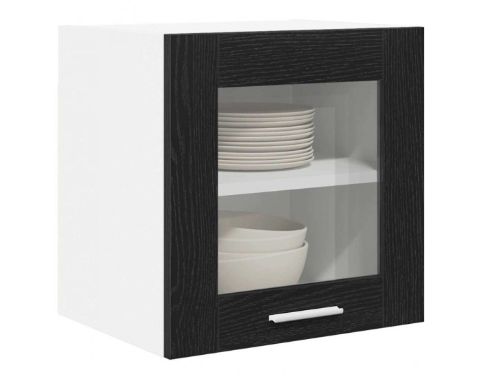 Sonata H Висящ шкаф с рафт с врата Riga 2 pcs Черния дъб 40 x 31 x 40 см