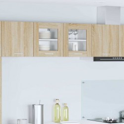 Sonata H Висящ шкаф с рафт с врата Riga 2 pcs Сонома дъб 40 x 31 x 40 см - Bucătării modulare
