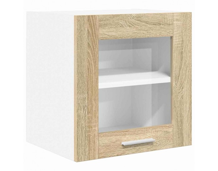 Sonata H Висящ шкаф с рафт с врата Riga 2 pcs Сонома дъб 40 x 31 x 40 см