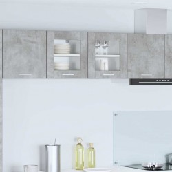 Sonata H Висящ шкаф с рафт Riga 2 pcs Циментено сиво 40 x 31 x 40 см - Bucătării modulare