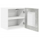 Sonata H Висящ шкаф с рафт Riga 2 pcs Циментено сиво 40 x 31 x 40 см