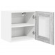 Sonata H Висящ шкаф с рафт с врата Riga 2 pcs Сив Сонома 40 x 31 x 40 см