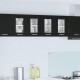 Sonata H Висящ шкаф с рафт с врата Riga 2 pcs Черния дъб 60 x 31 x 40 см