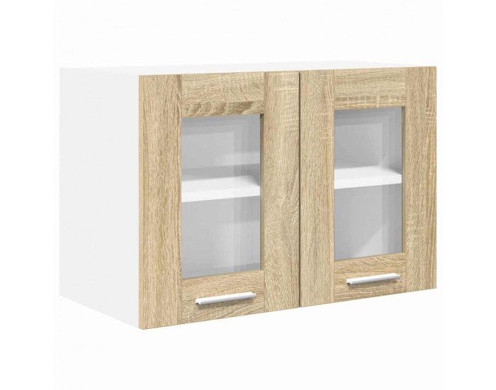 Sonata H Висящ шкаф с рафт с врата Riga 2 pcs Сонома дъб 60 x 31 x 40 см