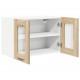 Sonata H Висящ шкаф с рафт с врата Riga 2 pcs Сонома дъб 60 x 31 x 40 см
