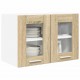 Sonata H Висящ шкаф с рафт с врата Riga 2 pcs Сонома дъб 60 x 31 x 40 см