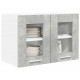 Sonata H Висящ шкаф с рафт Riga 2 pcs Циментено сиво 60 x 31 x 40 см