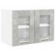 Sonata H Висящ шкаф с рафт Riga 2 pcs Циментено сиво 60 x 31 x 40 см