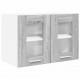 Sonata H Висящ шкаф с рафт с врата Riga 2 pcs Сив Сонома 60 x 31 x 40 см