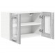 Sonata H Висящ шкаф с рафт с врата Riga 2 pcs Сив Сонома 60 x 31 x 40 см