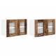 Sonata H Висящ шкаф с рафт Riga 2 pcs Старо дърво 60 x 31 x 40 см