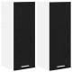Sonata H Висящ шкаф с рафт Riga 2 pcs Черен дъб и бяло 30 x 31 x 80 см
