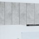 Sonata H Висящ шкаф с рафт Riga 2 pcs Бетон сив и бяло 30 x 31 x 80 см