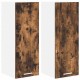 Sonata H Висящ шкаф с рафт Riga 2 pcs Димящ дъб и бяло 30 x 31 x 80 см