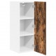 Sonata H Висящ шкаф с рафт Riga 2 pcs Димящ дъб и бяло 30 x 31 x 80 см