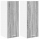 Sonata H Висящ шкаф с рафт Riga 2 pcs Сив Сонома и бяло 30 x 31 x 80 см