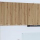 Sonata H Висящ шкаф Riga 2 pcs Занаятчийски дъб и бяло 30 x 31 x 80 см
