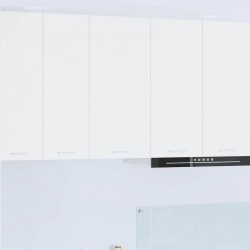 Sonata H Висящ шкаф с рафт Riga Бяло 40 x 31 x 80 см Инженерно дърво - Bucătării modulare