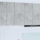 Sonata H Висящ шкаф с рафт с врата Riga Бетон сив и бяло 40 x 31 x 80 см