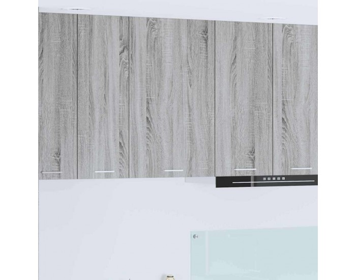 Sonata H Висящ шкаф с рафт Riga Сив Сонома и бяло 50 x 31 x 80 см