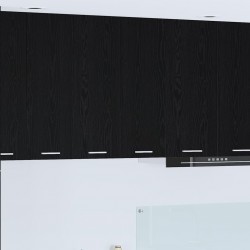Sonata H Висящ шкаф Riga Черния дъб 60 x 31 x 80 см Инженерно дърво - Bucătării modulare