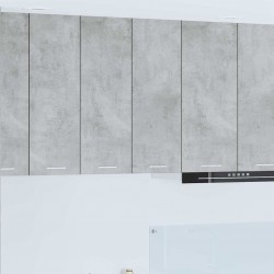 Sonata H Висящ шкаф Riga Циментено сиво 60 x 31 x 80 см Инженерно дърво - Bucătării modulare
