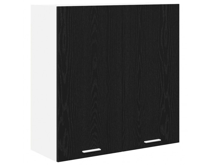 Sonata H Висящ шкаф Riga Черния дъб 80 x 31 x 80 см Инженерно дърво