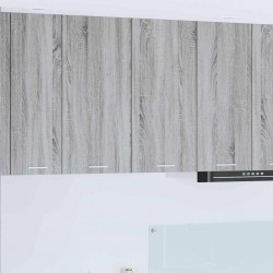 Sonata H Висящ шкаф Riga Сив Сонома 80 x 31 x 80 см Инженерно дърво - Bucătării modulare