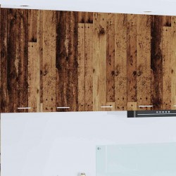 Sonata H Висящ шкаф Riga Старо дърво 80 x 31 x 80 см Инженерно дърво - Bucătării modulare
