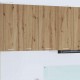 Sonata H Висящ шкаф с рафт Riga Дъб 80 x 31 x 80 см Инженерно дърво